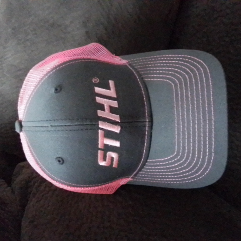 STIHL Officially Licensed Neon Pink Adjustable Snapback Truckers Hat